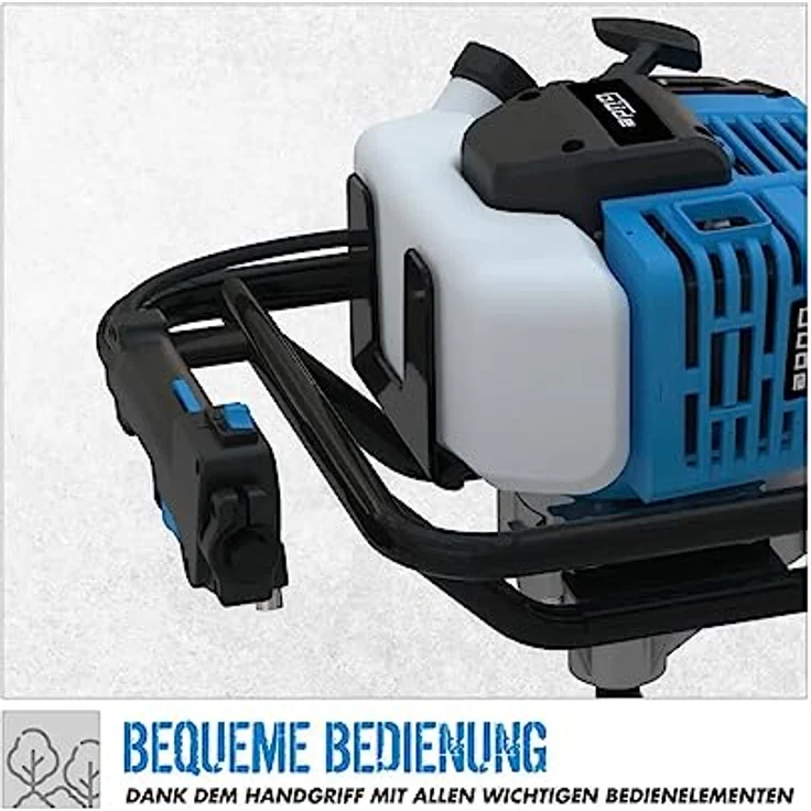Güde Erdbohrer »GE 1450.1« Motor, 1,45 kW, max. 7500 U/min, (4-tlg) - Benzin Erdbohrer für präzises und kontrolliertes Arbeiten, inkl. Erdbohrer-Aufsätze – Bild 2