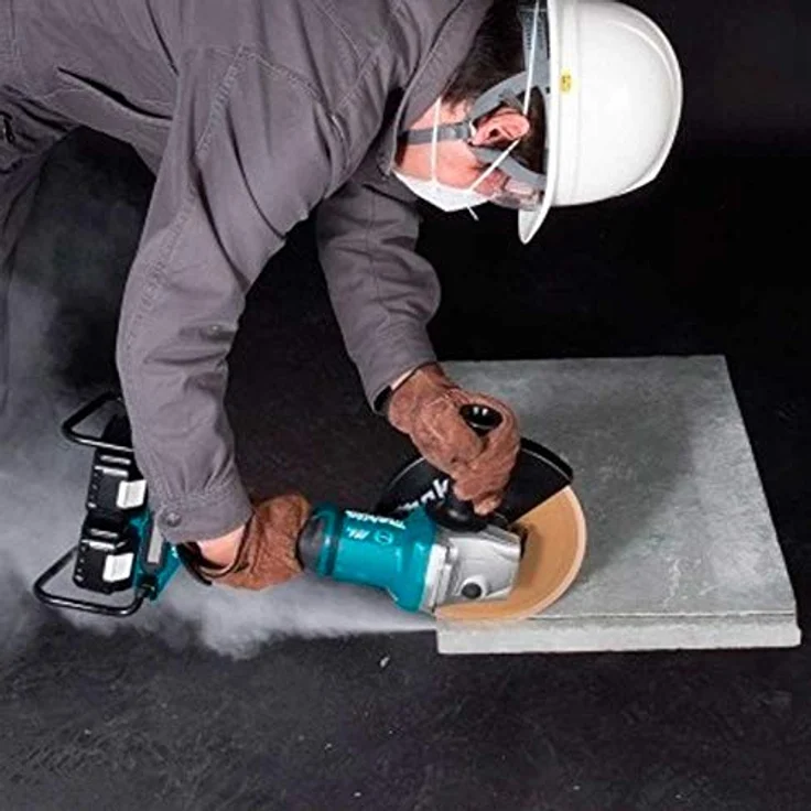 Makita DGA900Z Akku Winkelschleifer, 18 W, 36 V, Blau, L 230 mm Akku – Bild 5