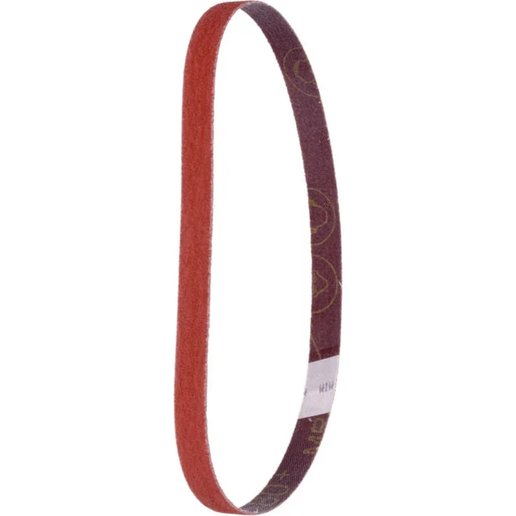 3M Cubitron II Schleifband 947A, 20 x 520 mm, Körnung 80, flexibles Keramikkorn für Edelstahl und Titan