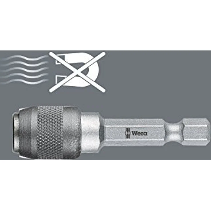 Wera Schnellwechsel-Bithalter 1/4"-1/4" 6-kant, 51 mm, kompakte Konstruktion für schnellen Werkzeugwechsel – Bild 4
