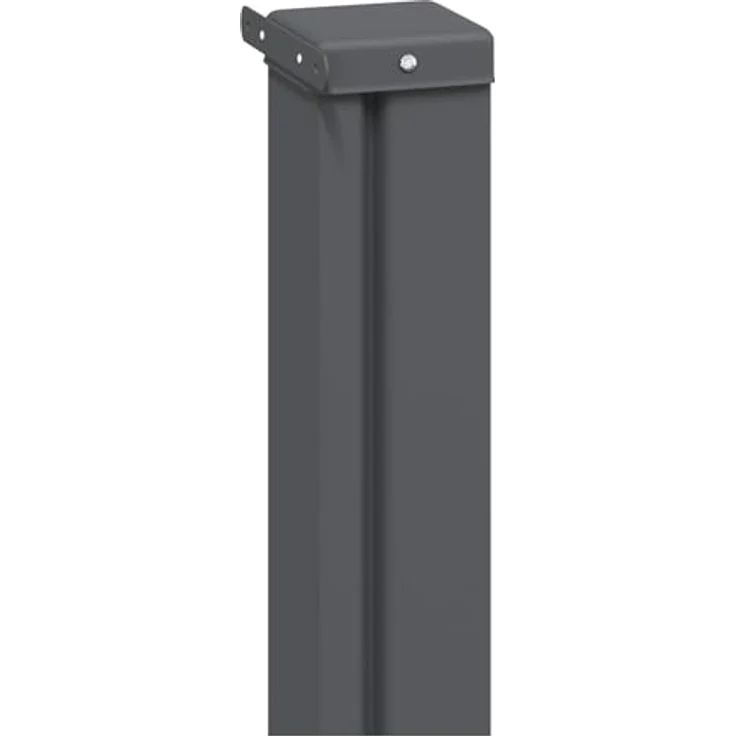 vidaXL Ausziehbare Seitenmarkise 120 x 300 cm, grau, UV- und wasserabweisend mit stabiler Stahlkonstruktion – Bild 5