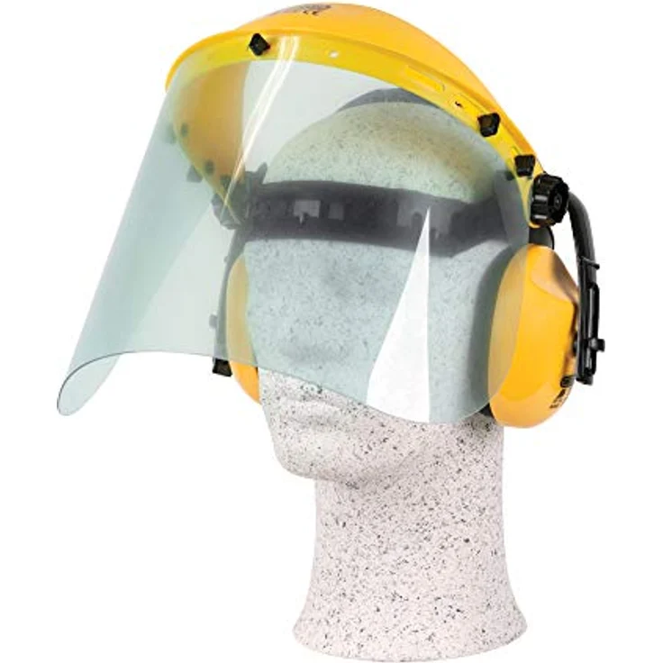 Oregon Q515062 Polycarbonat Visier Gesichts und Gehörschutz Kombination für Trimmer und Freischneider – Bild 3