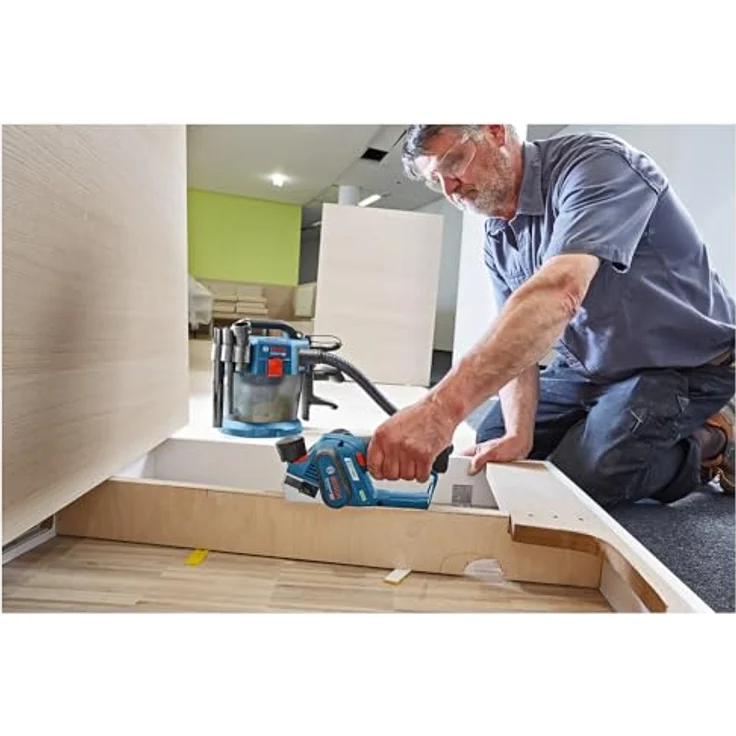 Bosch Professional 12V System Akku Hobel GHO 12V-20 (Hobelbreite max: 56 mm, inkl. 2x3,0 Ah Akku + Ladegerät, 2x Hobelmesser, in L-BOXX 136) – Bild 7
