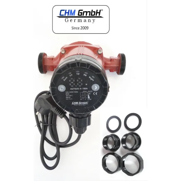 CHM GmbH Hocheffizienzpumpe 25-40/180 Auto Heizungspumpe Umwälzpumpe