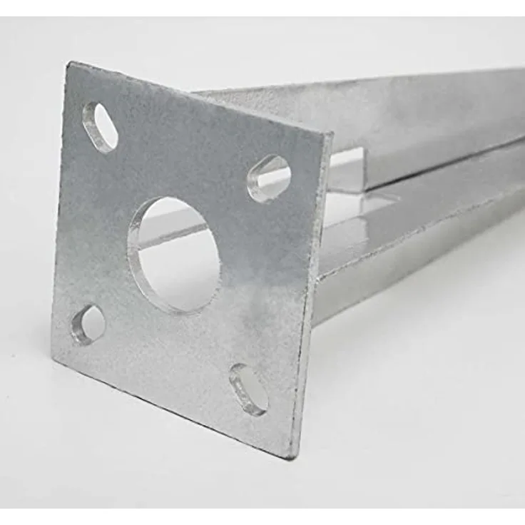 Einschlagbodenhülse 50cm Bodenhülse Ø36 mm Metall Hülse Pfostenträger | feuerverzinkt