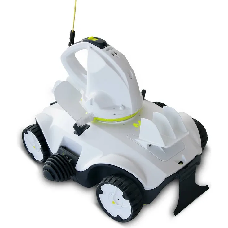 Trend Pool Manga+ Poolroboter für Bodenreinigung mit Akku ohne Kabel, 7,4 V, 4,5 l Fangkorbvolumen, 1,5 h Laufzeit, 5 bis 6 h Ladezeit kabellos