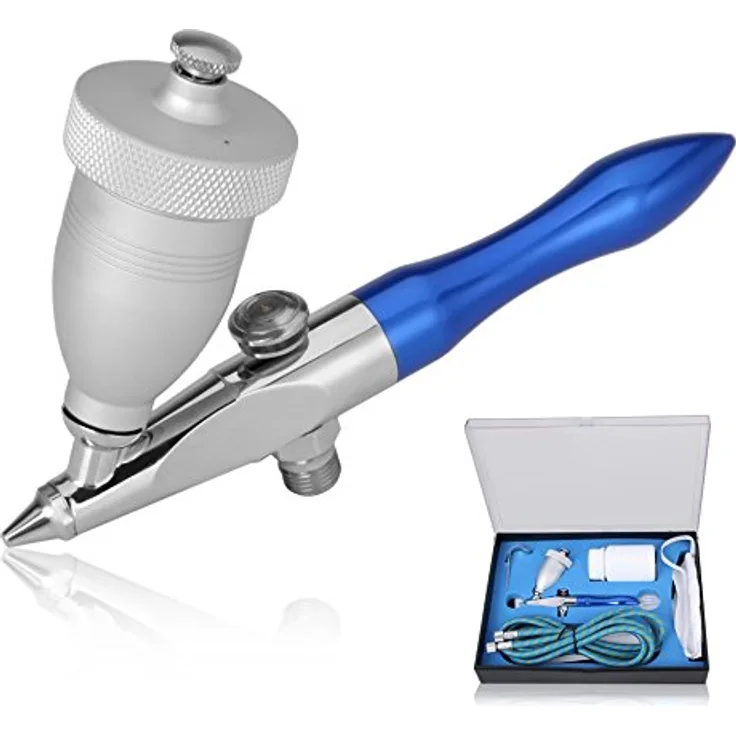 Bc-elec - AB-178 SANDSTRAHLPISTOLE AIR ERASER GRAVURPISTOLE SANDSTRAHLEN AIRBRUSH DRUCKLUFT - Blau
