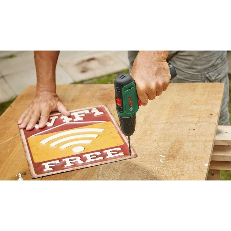 Bosch EasyDrill 1200 Akkubohrschrauber 12 V 20 Nm 2-Gang 15+1 Schnellspannbohrfutter 2x 1,5Ah Akku, Ladegerät, Transportkoffer und Bitset – Bild 3