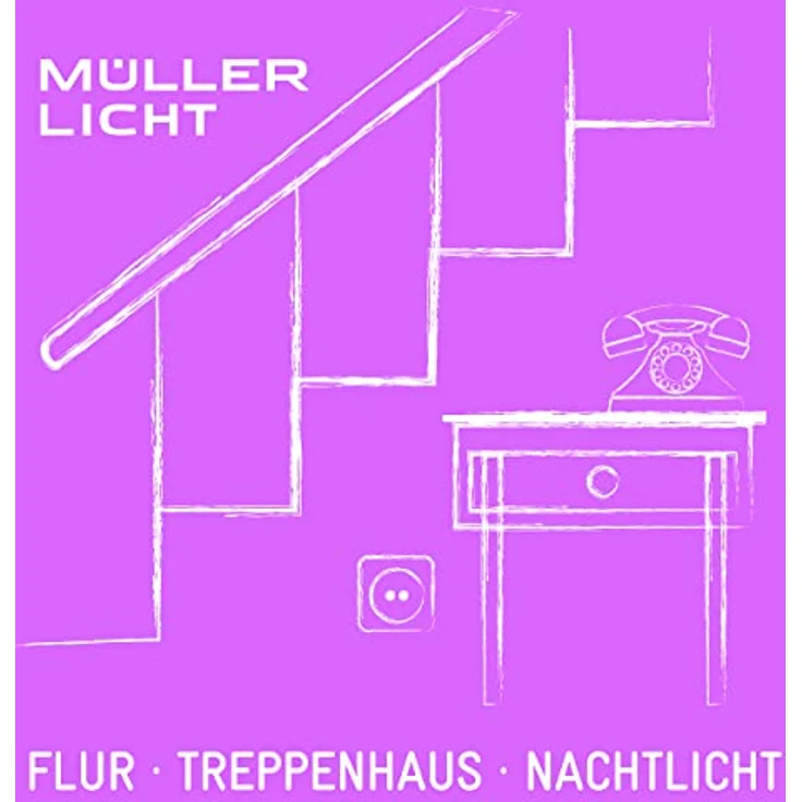 Müller-Licht LED-Orientierungslicht, 27700013, Nox Sensor, weiß – Bild 6