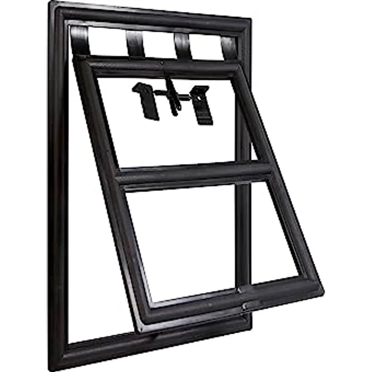 Windhager Katzenklappe für Insektenschutz Rahmentüren, schwenkbar, 20x25 cm