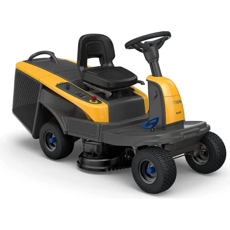 Stiga Akku-Rasentraktor Swift 372e, Schnittbreite 72cm, 48V, ePower Akku 25 AH, Bis zu 2000m2 Rasenfläche, 170 L Auffangbeutel – Bild 1