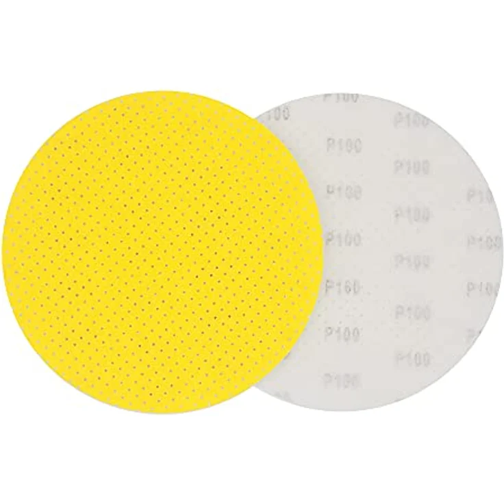 BOXTEC Klett-Schleifpapier D225, perforierte Schleifscheibe für Trockenbauschleifer, 25er Pack, Körnung P100 – Bild 4