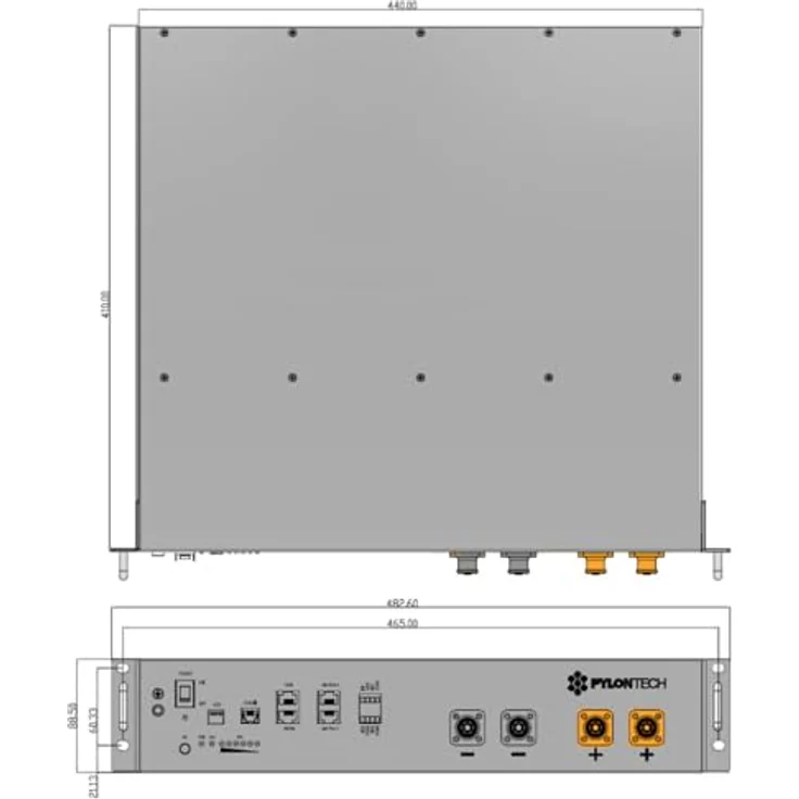 Pylontech US2000C, 2,4kWh Lithium-Eisenphosphat Solarspeicher mit integriertem BMS, modular erweiterbar, 6000 Zyklen – Bild 3