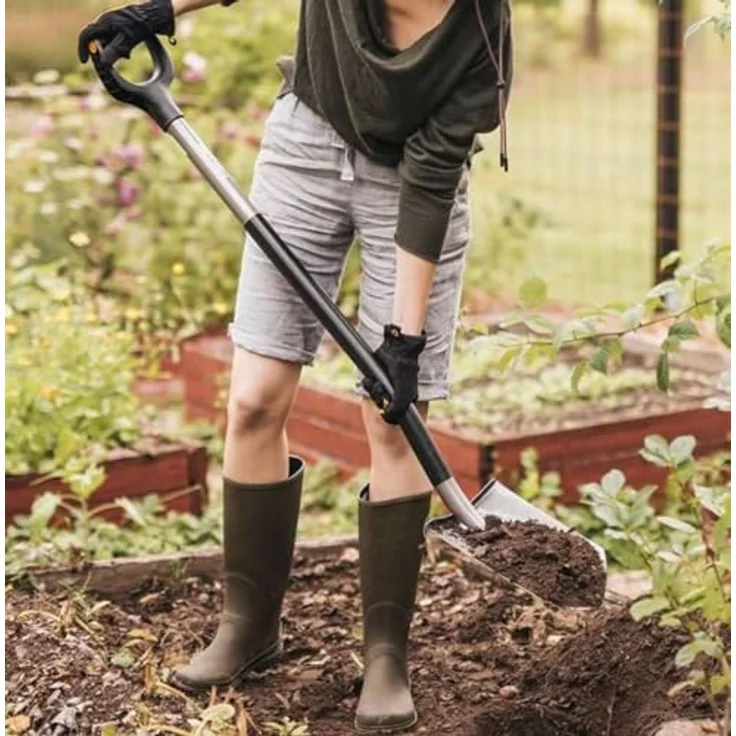 Fiskars Pala de Metal Ergonomic™ Con borde puntiagudo – Bild 5