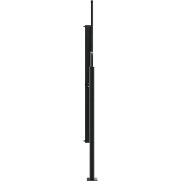 vidaXL Seitenmarkise, Wandmarkise mit PU-Beschichtung, Sichtschutz für Balkon Terrasse Garten, Windschutz Markise, Ausziehbar Anthrazit Polyester – Bild 4