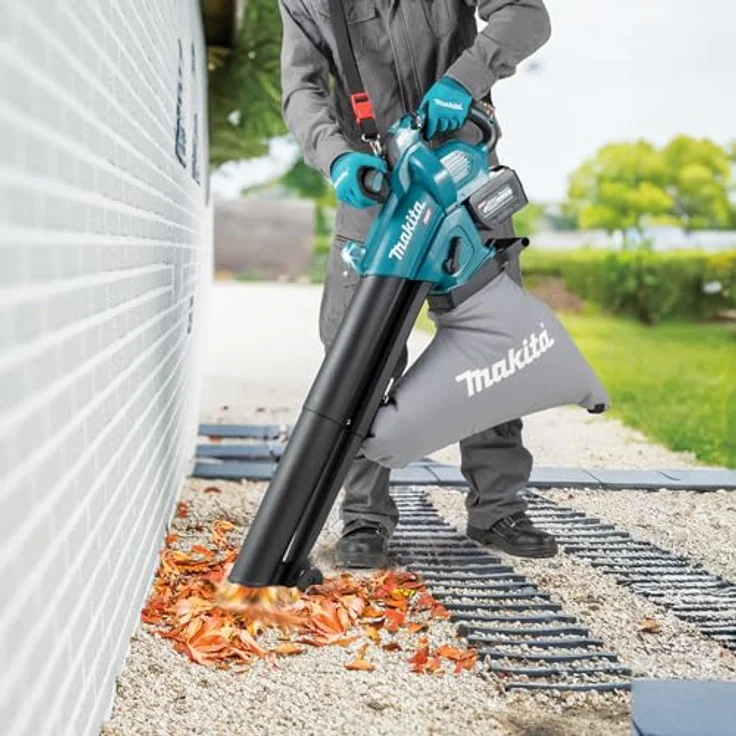 Makita Akku-Laubsauger UB005GZ, leistungsstarkes Akku Gebläse XGT für flexible Anwendungen, kabellos – Bild 14