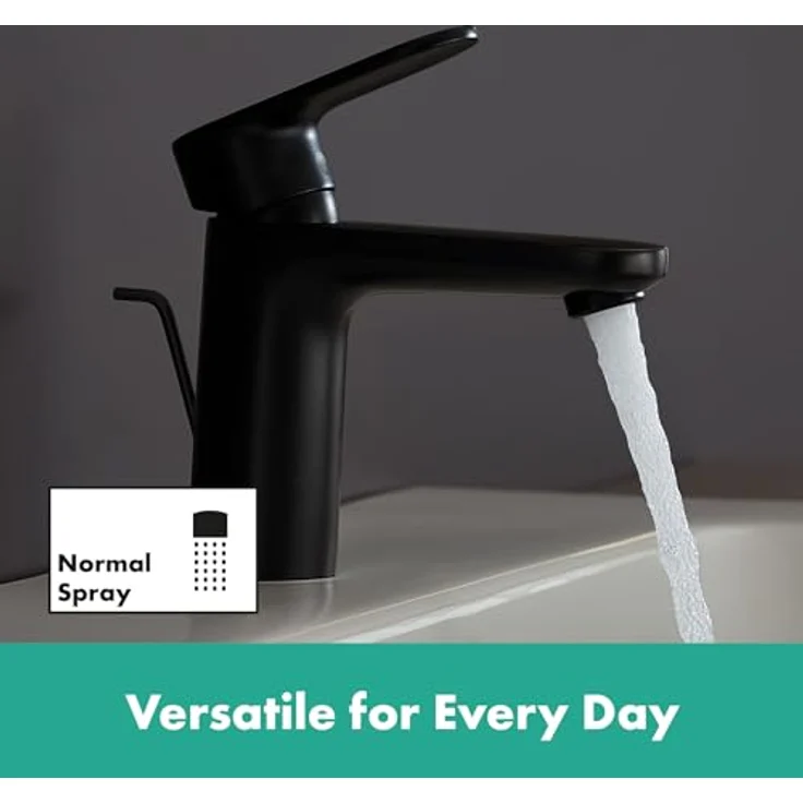hansgrohe Vernis Blend, Spültischarmatur mit ComfortZone 100, 108 mm Ausladung, EcoSmart und Air Power Technologie – Bild 3