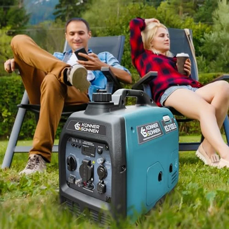 Könner & Söhnen KS 2100i S Inverter Stromerzeuger 2000W, tragbar, geräuscharm, ECO-Modus, 62 dB, mit USB-Anschlüssen – Bild 4