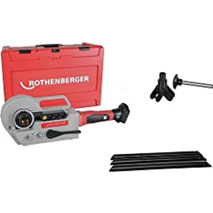 ROTHENBERGER ROBEND 4000 E Rohrbiegemaschine, 12.7mm-35mm Durchmesser, Werkzeuglose Biegewinkeleinstellung, weiße Ausführung – Bild 1