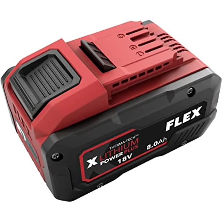 Flex Akku Pack Li-Ion Power Plus (18 V, Leistung 8,0 Ah, Lade-/Entladeschutz, Therma-Tech Technologie) 521078