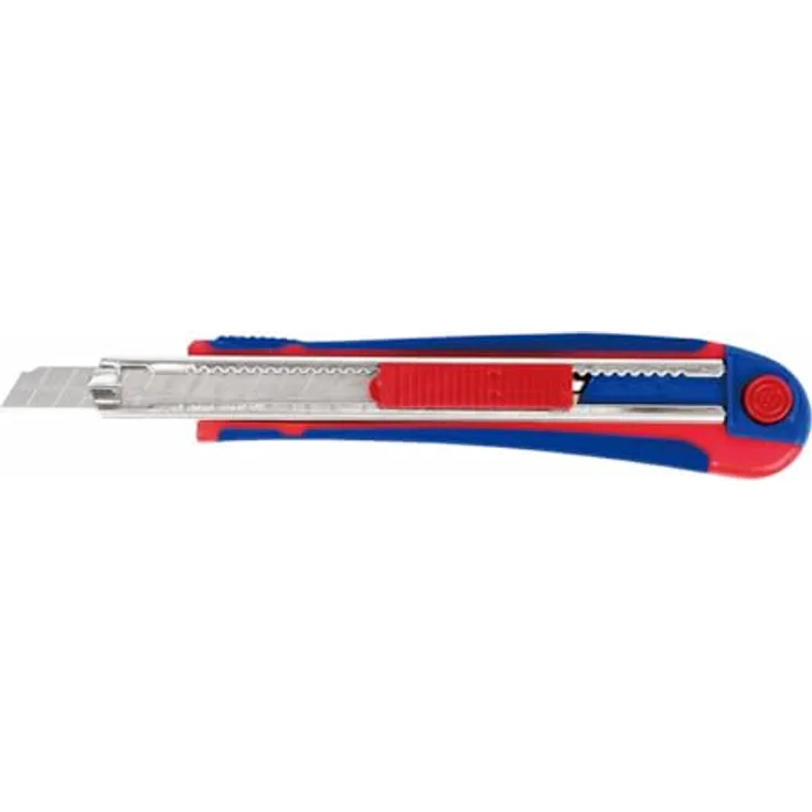 WorkPro WP212010, 9 mm Cuttermesser mit automatische Sicherheitsverriegelung und 3 selbstladenden Klingen