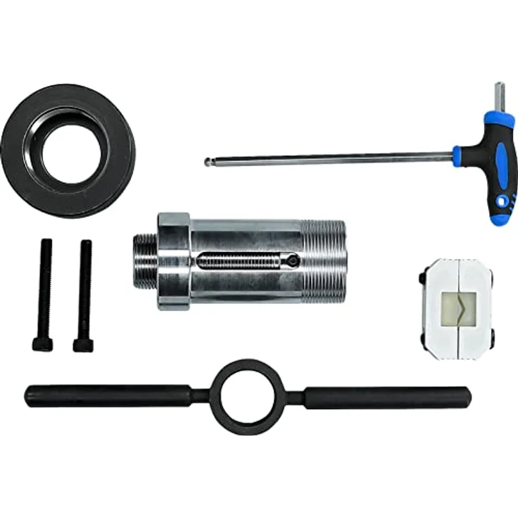 Brilliant Tools BT651100, Drehmomentschlüssel für Stoßdämpfer mit Zuganschlagsfeder, 8-teiliges Montageset – Bild 7