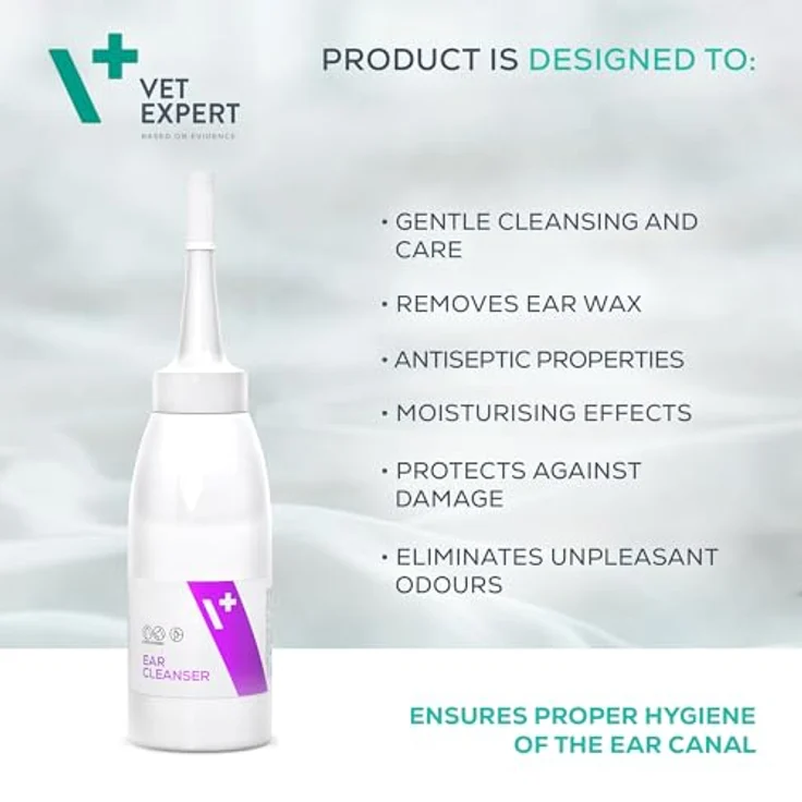 Vet Expert Ear Cleanser, Ohrreiniger für Hunde und Katzen bei Ohrgeruch, 75 ml – Bild 3