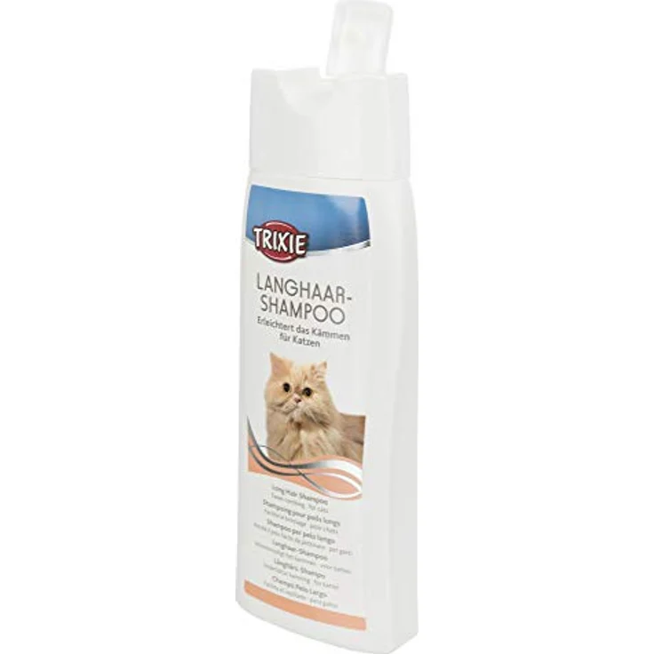 TRIXIE Langhaar-Shampoo für Katzen, 250 ml, sanfte Reinigung und Pflege, beugt Verfilzungen vor – Bild 2
