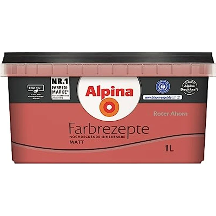 Alpina Farbrezepte Roter Ahorn 1L – Bild 2