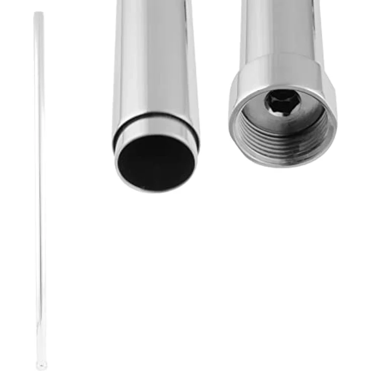 PaulGurkes Duscharmatur PG2M, massives Messing mit hochwertiger Verchromung, stufenlos verlängerbar bis 30 cm, Wandarm Ausladung 36,5 cm – Bild 9