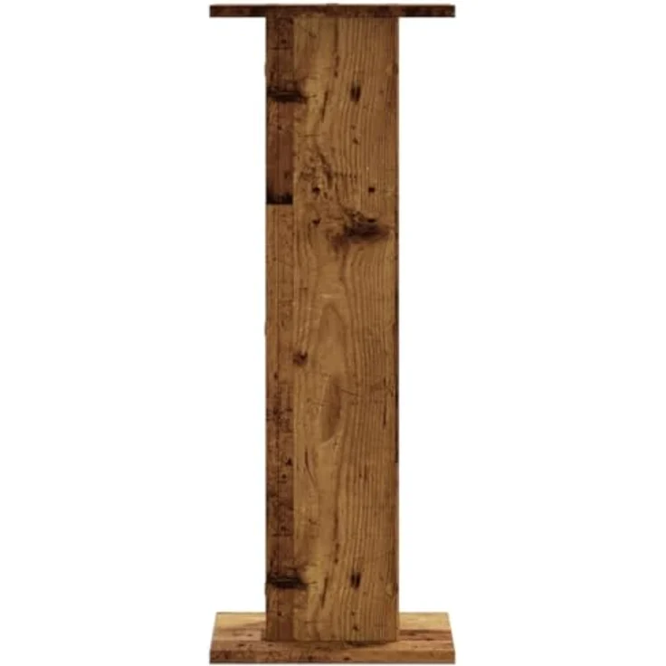 vidaXL Blumenständer Pflanzenständer 2 Stk Altholz-Optik 30x30x80 cm Spanplat – Bild 6