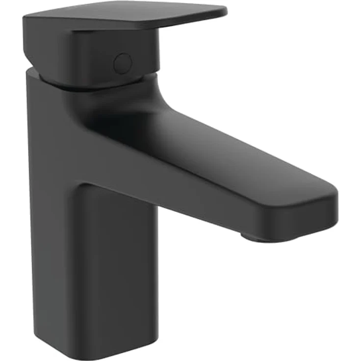 Ideal Standard BD222XG Ceraplan Waschtischarmatur H90, ohne Ablaufgarnitur, Ausladung 12,4 cm, Schwarz (Silk Black) – Bild 1