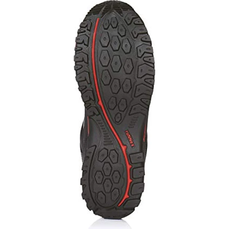 BIG Arbeitsschutz RUNNEX® S3-Sicherheitsschnürstiefel LightStar, Alu-Protection, SRC, schwarz/rot, hydrophobiertes Glattleder – Bild 7