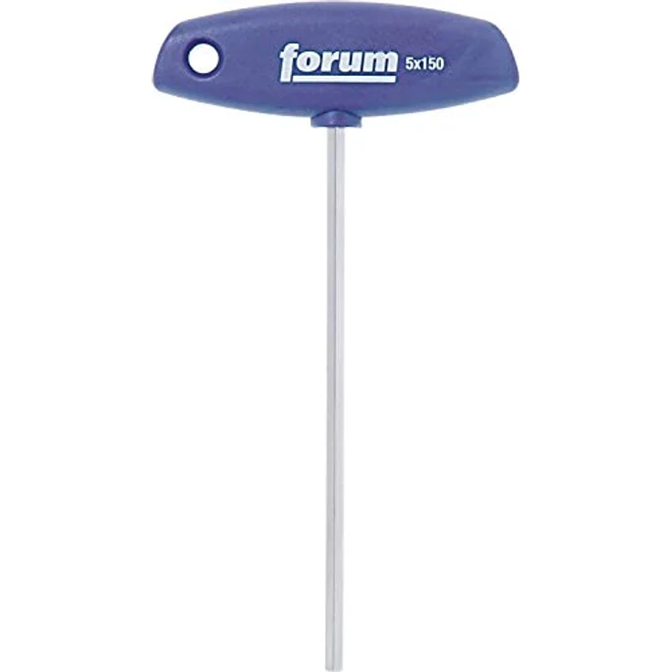 Forum Stiftschlüssel 6kt. 3 x 150mm T-Griff, vernickelt, aus Chrom-Vanadium-Stahl – Bild 2