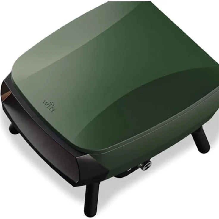 Witt Etna PICCOLO Rotante Pizzaofen, Gasbefeuert mit rotierendem Pizzastein, kompakt, Aluminium-Gehäuse, Farbe: Green – Bild 4