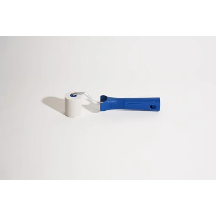 A.S. Création Andrückroller aus PU-Schaum, 4,5 cm breite Andrückwalze zur Blasen- und Faltenentfernung beim Tapezieren, blau, weiß – Bild 1