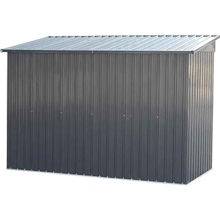 tepro Metallgerätehaus Multi Shed L, anthrazit, Maße: 261 x 132 x 181 cm – Bild 3