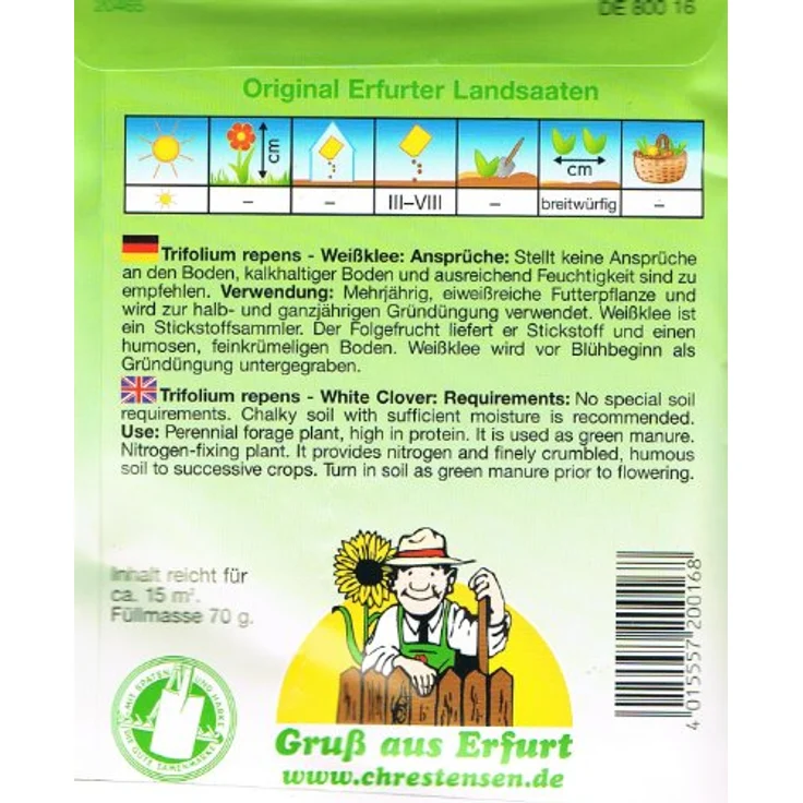 N.L. CHRESTENSEN Weißklee | Gründünger  – Bild 3