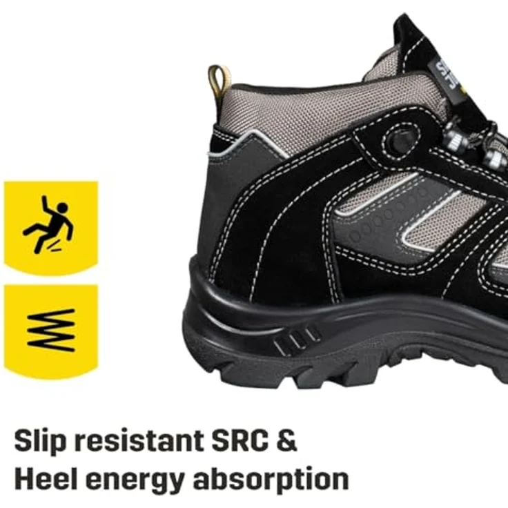 Safety Jogger SafetyJogger Climber S3 Arbeitsschuh, Sicherheitsschuh für Komfort und Schutz, Schwarz – Bild 4