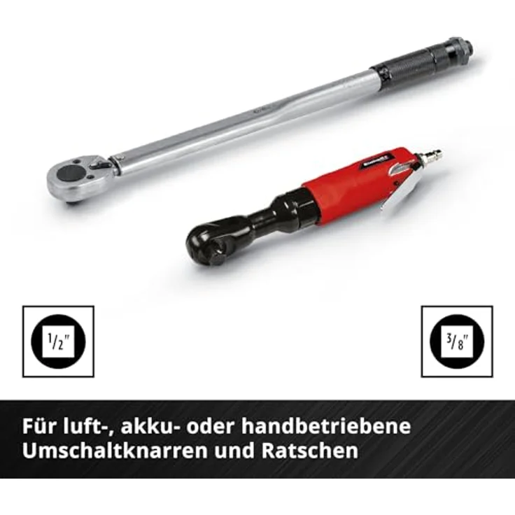 Einhell Bit-Set 109032, XL-Case, 40-teilig, mit 30 mm und 75 mm kraftvollen Chrom Vanadium Bits und Stecknussadaptern – Bild 13
