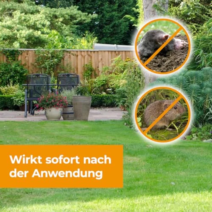Protect Home Wühlmaus & Maulwurf Blocker, Vergrämungsmittel mit sofortiger Wirkung, 100 g – Bild 7