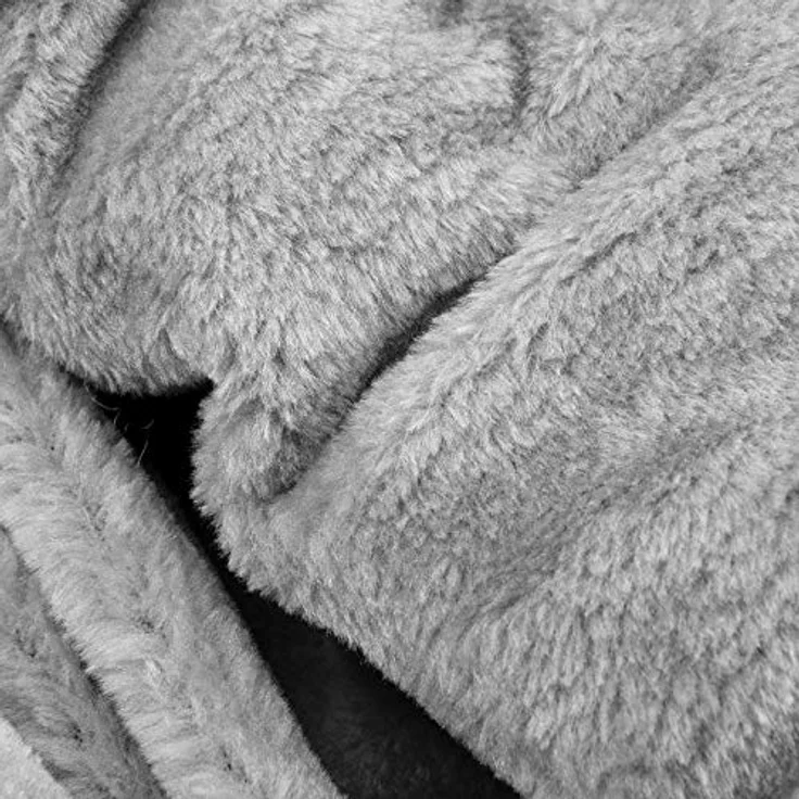 CanadianCat Company Katzen Kuschelsack für Heizkörper, grau, flauschige Liegemulde mit verstellbaren Bügeln, 47 x 35 x 42 cm – Bild 4