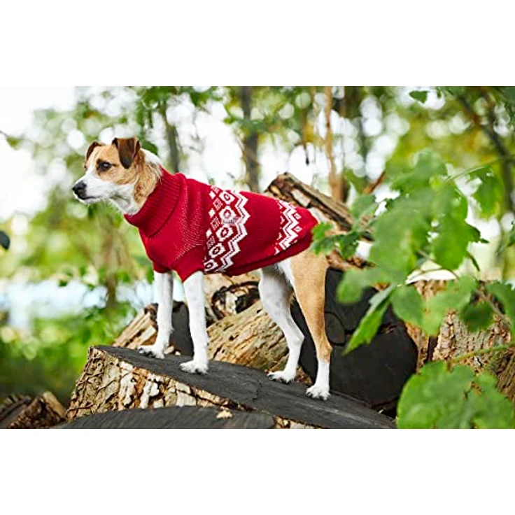 Wolters Norweger Pullover 40cm rot/weiss – Bild 4
