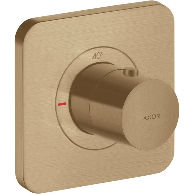 hansgrohe Axor Citterio E Thermostat Unterputzarmatur, Brushed Bronze, Betriebsdruck 1,5 - 10 bar