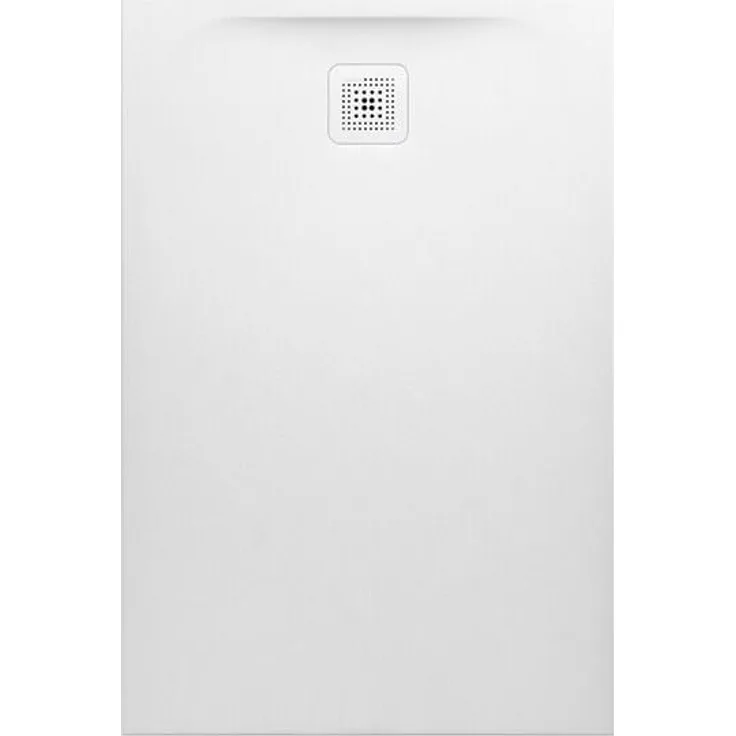 Laufen Badewanne Duschwanne PRO re-e Abl seitl ku S 1200x800x33mm we ma (120 cm, 80 cm), Mattweiß MineralgussNull