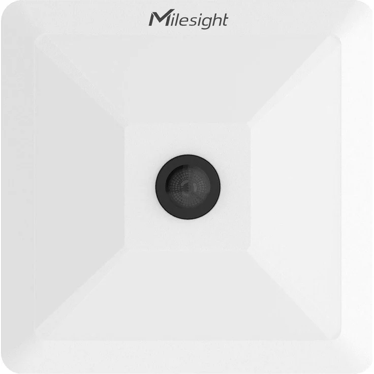 Milesight VS121, Bewegungsmelder mit WLAN-Personenzählung, Erfassungswinkel 112° horizontal und 190° vertikal, PoE-kompatibel, Weiß