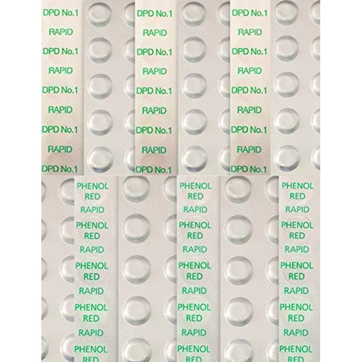200 Pool Testtabletten Rapid - 100 x DPD No.1 + 100 x Phenol Red - Preisvergleich – Bild 2