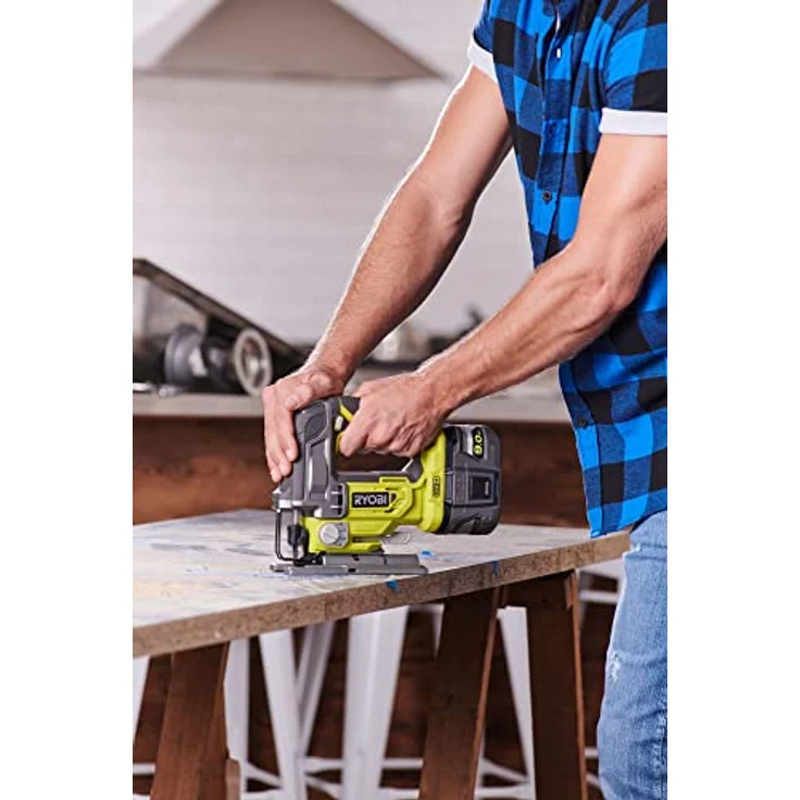 Ryobi 5132002811 Stichsägenblatt 10 RAK10JSBWM, Sägeblatt-Set für Holz, Kunststoff und Metall, Stichsägen des ONE + System, Universalaufnahme, inkl. Ausschnittklingen, 6-teilig – Bild 5