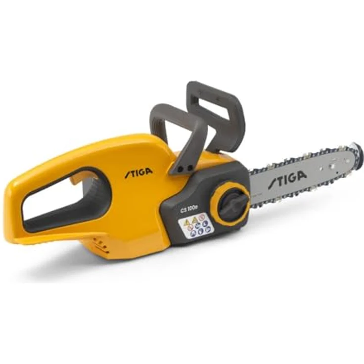 Stiga Akku-Kettensäge 'CS 100e Solo', 25 cm, 700 Watt Elektromotor, 14,5 m/s Kettengeschwindigkeit, leicht mit 2,96 kg, ohne Akku und Ladegerät – Bild 4