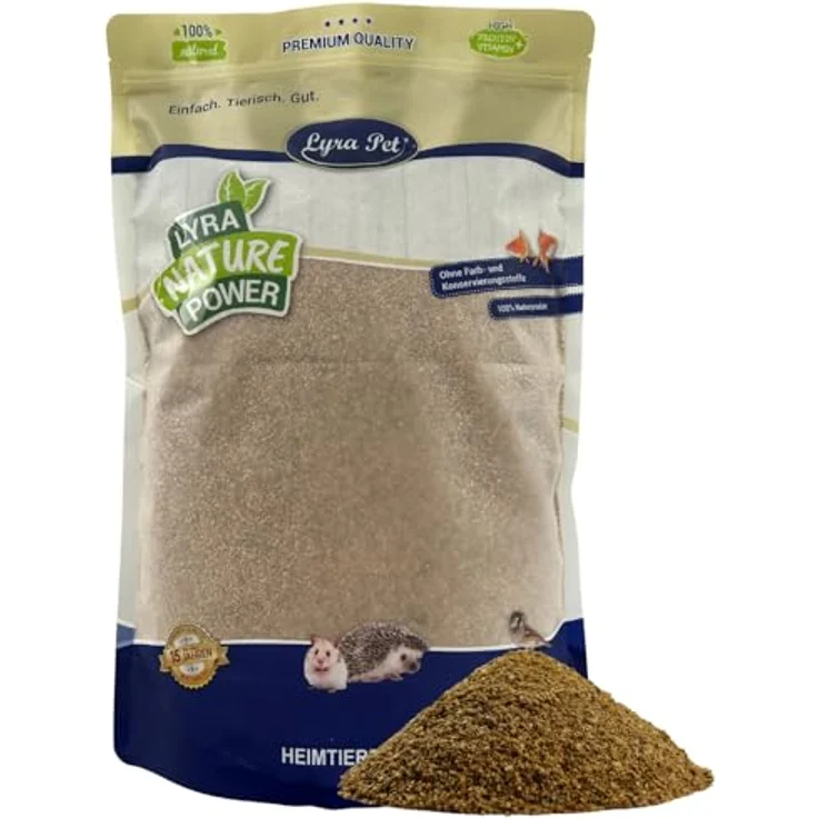 Lyra Pet® Daphnien getrocknet 1 kg | Sonnengetrocknete Wasserflöhe, proteinreich, natürliches Futter für Vögel, Fische & Amphibien – Bild 1